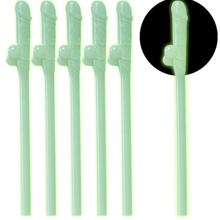 Rietjes Piemel Glow In The Dark 6st van Widmann koop je bij Partywinkel