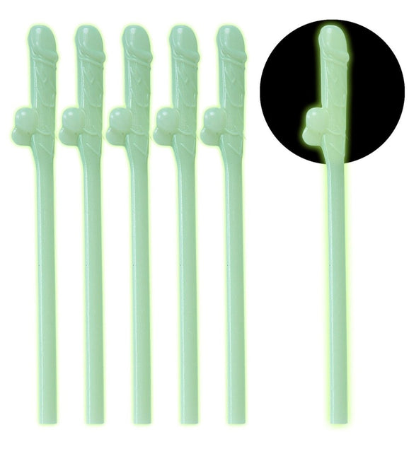 Rietjes Piemel Glow In The Dark 6st van Widmann koop je bij Partywinkel