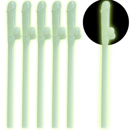 Rietjes Piemel Glow In The Dark 6st van Widmann koop je bij Partywinkel