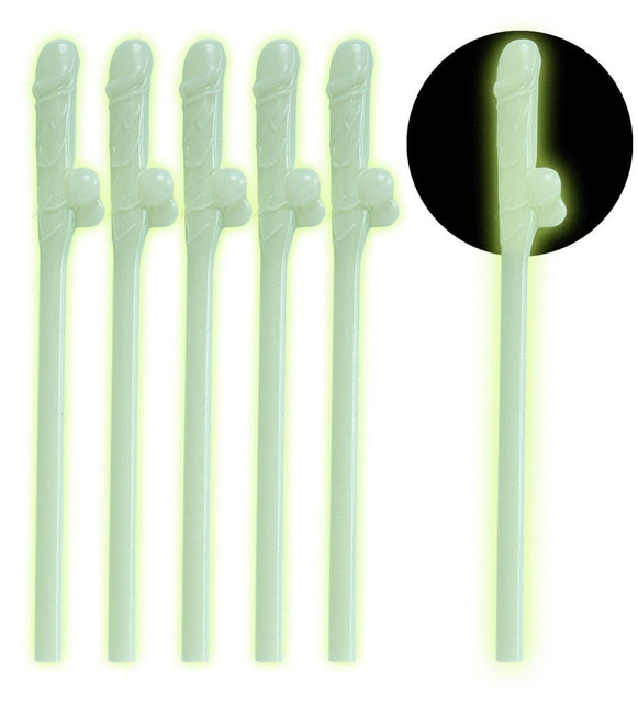 Rietjes Piemel Glow In The Dark 6st van Widmann koop je bij Partywinkel