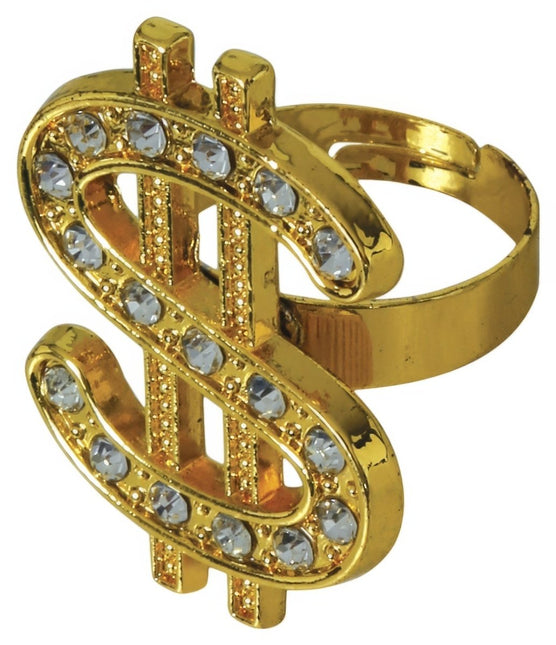 Ring Goud Dollar van Fiestas Guirca koop je bij Partywinkel
