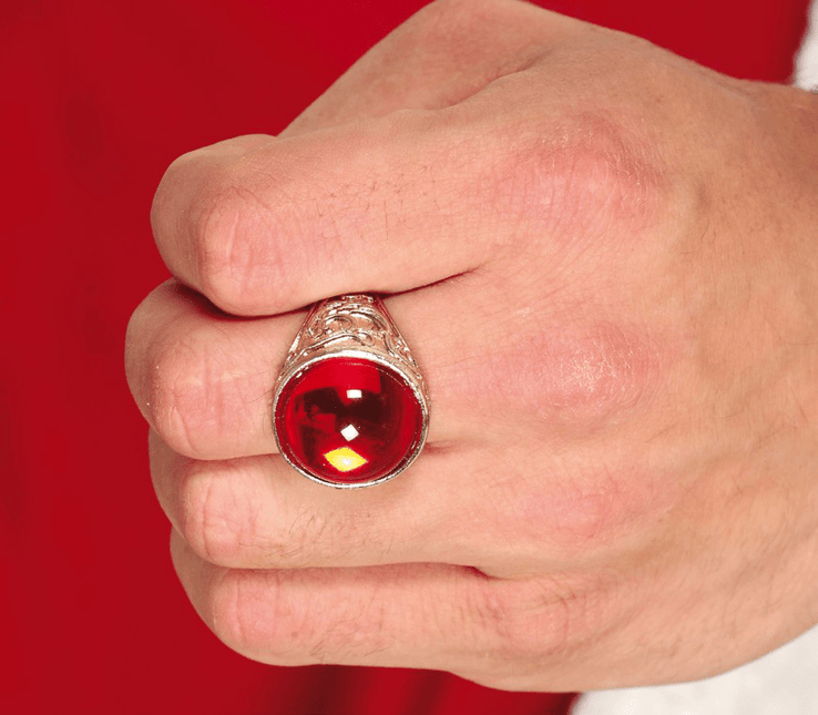 Ring Robijn Rood van Fiestas Guirca koop je bij Partywinkel