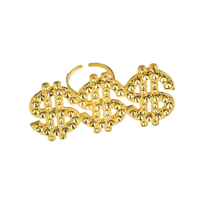 Ring Triple Dollar van Boland koop je bij Partywinkel