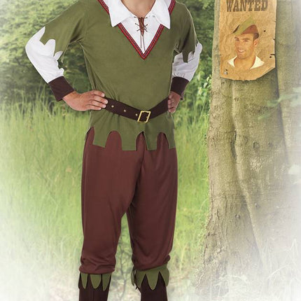 Robin Hood Kostuum Groen van Boland koop je bij Partywinkel