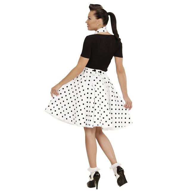 Rock N Roll 50S Verkleedset Wit 2 delig van Widmann koop je bij Partywinkel