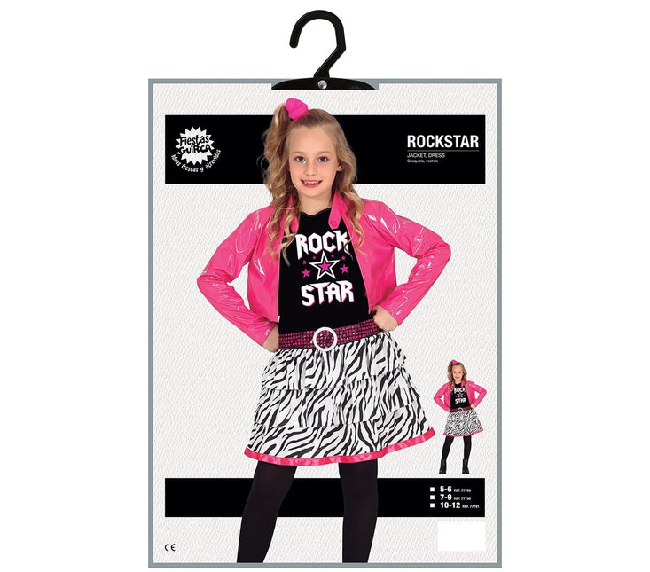 Rockstar Kostuum Meisje van Fiestas Guirca koop je bij Partywinkel