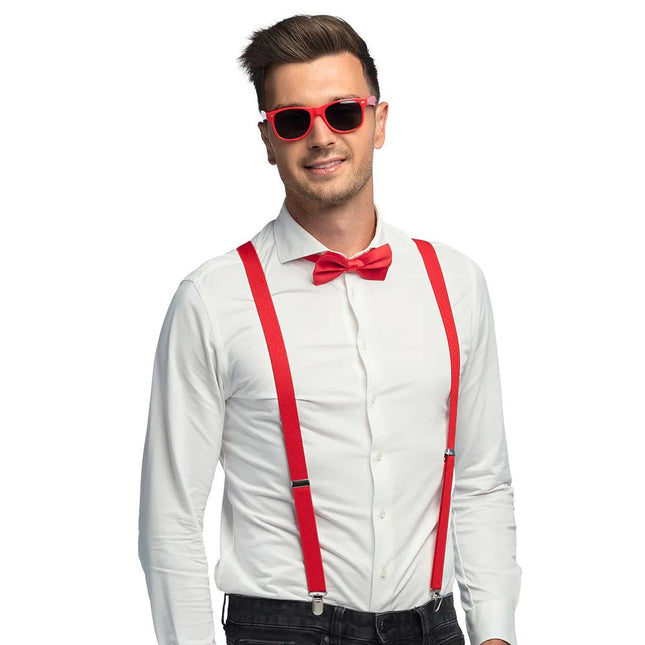 Rode Accessoireset 4 delig van Boland koop je bij Partywinkel