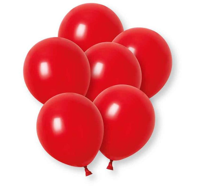 Rode Ballonnen Latex 10st 30cm van Unique koop je bij Partywinkel