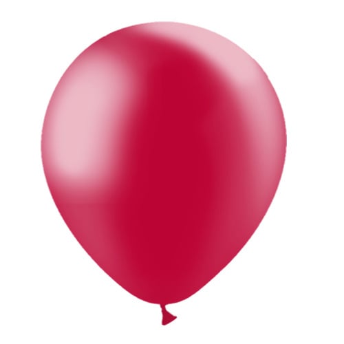 Rode Ballonnen Metallic 30cm 50st van Balloonia koop je bij Partywinkel