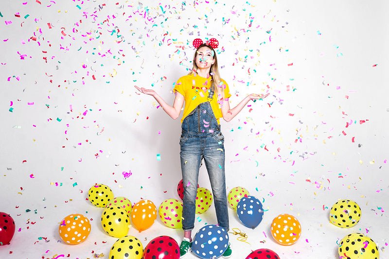 Rode Ballonnen Zwarte Stippen 30cm 6st van Partydeco koop je bij Partywinkel
