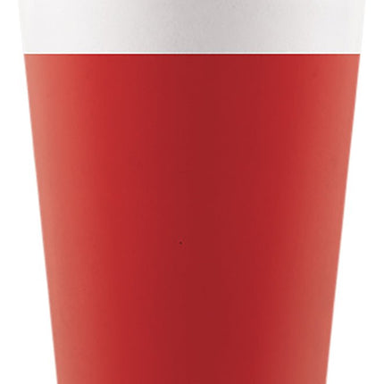 Rode Bekers 200ml 8st van Procos koop je bij Partywinkel