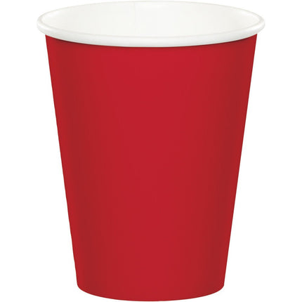 Rode Bekers 256ml 8st van Creative Converting koop je bij Partywinkel