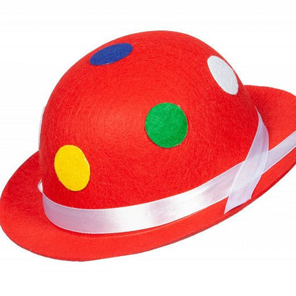 Rode Bolhoed Mini Noppen van Wilbers & Wilbers koop je bij Partywinkel