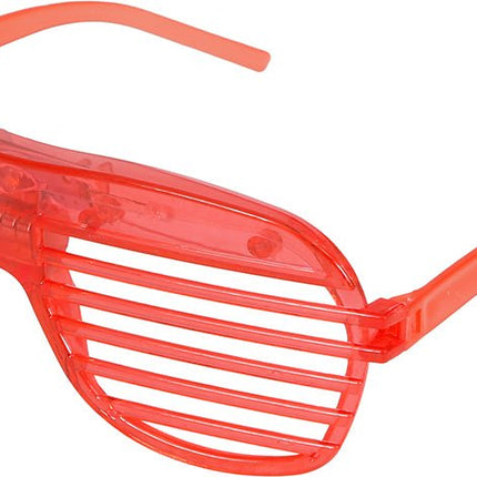 Rode Bril Met Licht van Fiestas Guirca koop je bij Partywinkel