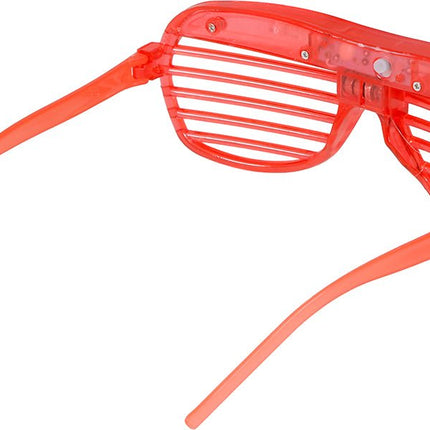 Rode Bril Met Licht van Fiestas Guirca koop je bij Partywinkel
