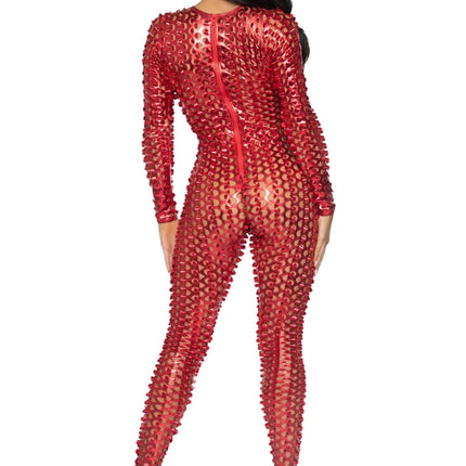 Rode Catsuit Dames Leg Avenue van Leg Avenue koop je bij Partywinkel