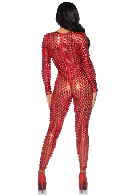 Rode Catsuit Dames Leg Avenue van Leg Avenue koop je bij Partywinkel