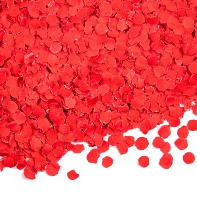 Rode Confetti 100gr van WeFiesta koop je bij Partywinkel
