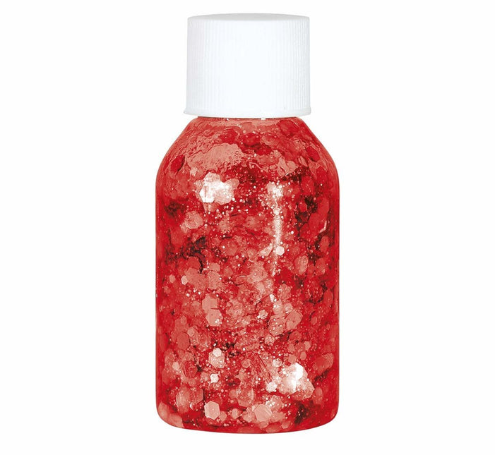 Rode Glitter Gel van Fiestas Guirca koop je bij Partywinkel