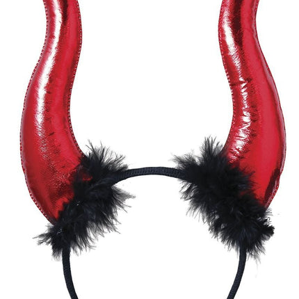 Rode Halloween Haarband Duivelhoorns van Fiestas Guirca koop je bij Partywinkel