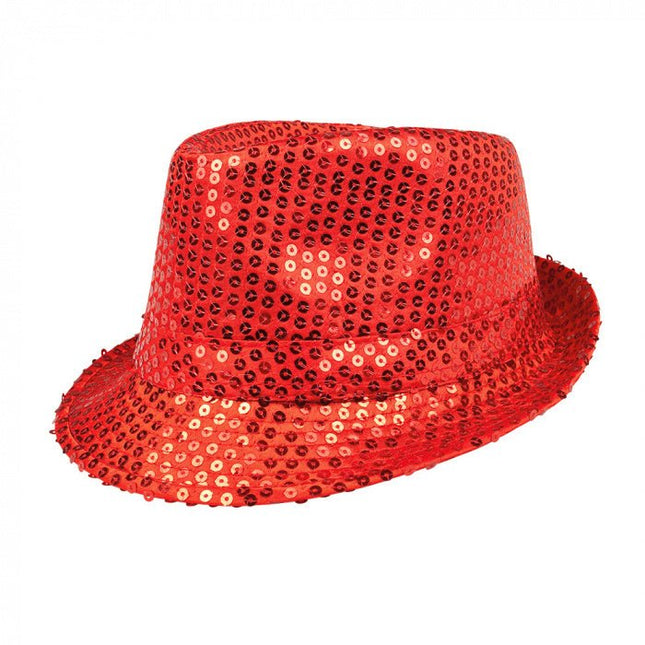 Rode Hoed Glitter van Boland koop je bij Partywinkel
