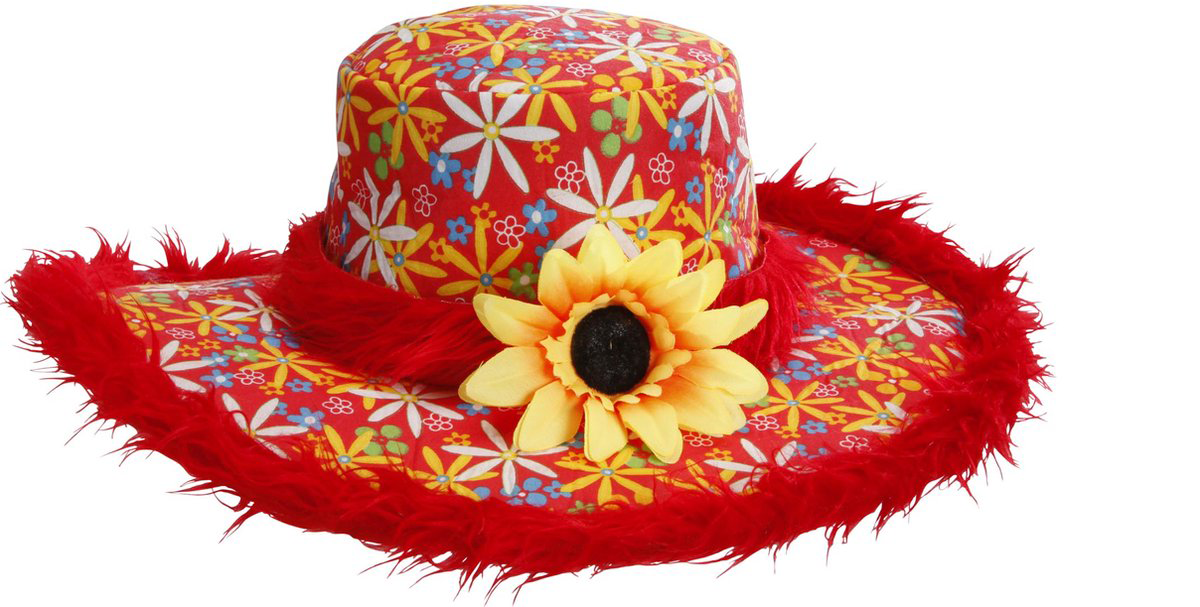 Rode Hoed Ibiza Zonnebloem van Widmann koop je bij Partywinkel
