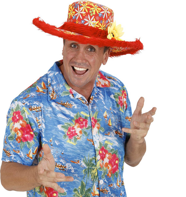 Rode Hoed Ibiza Zonnebloem van Widmann koop je bij Partywinkel