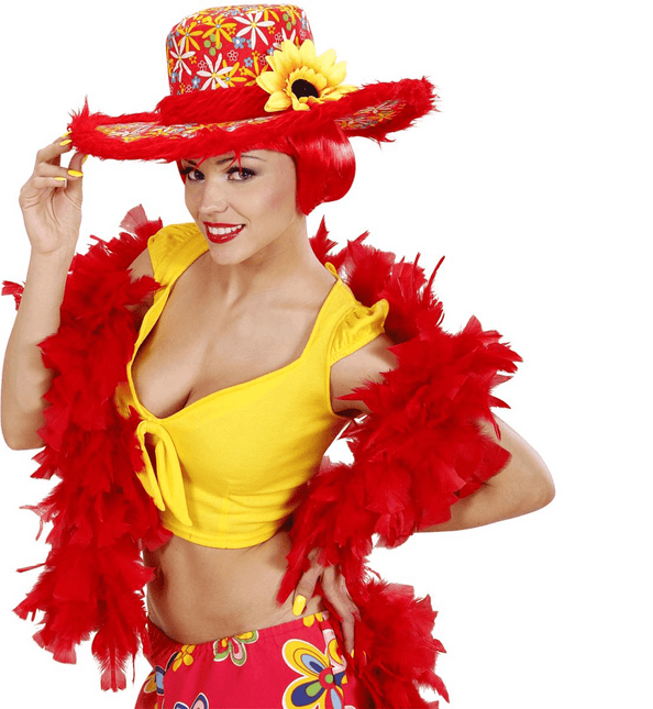 Rode Hoed Ibiza Zonnebloem van Widmann koop je bij Partywinkel