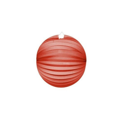 Rode Lampion 25cm van WeFiesta koop je bij Partywinkel