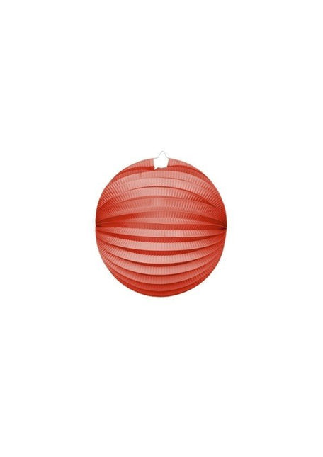 Rode Lampion 25cm van WeFiesta koop je bij Partywinkel
