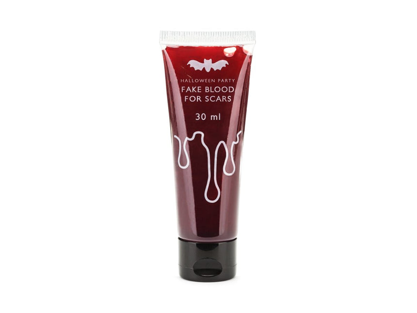 Rode Nep Bloed Tube 30ml van Partydeco koop je bij Partywinkel