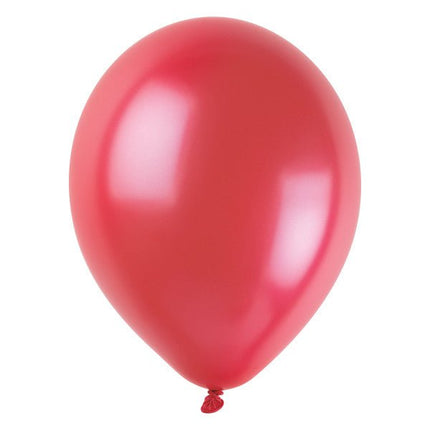 Rode Parelballonnen 30cm 50st van Unique koop je bij Partywinkel