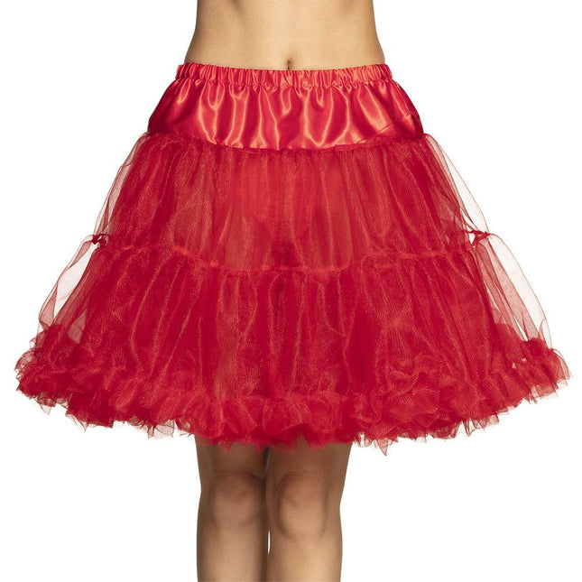 Rode Petticoat Deluxe van Boland koop je bij Partywinkel