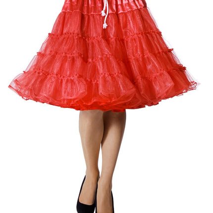 Rode Petticoat Luxe van Wilbers & Wilbers koop je bij Partywinkel