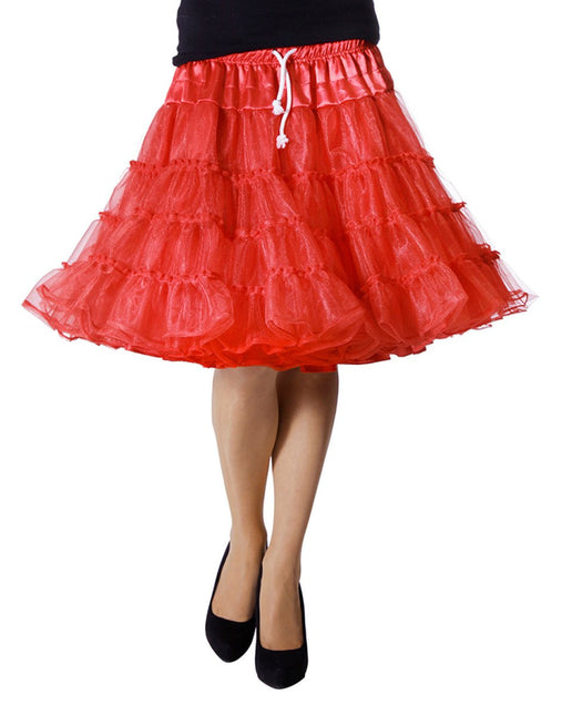 Rode Petticoat Luxe van Wilbers & Wilbers koop je bij Partywinkel
