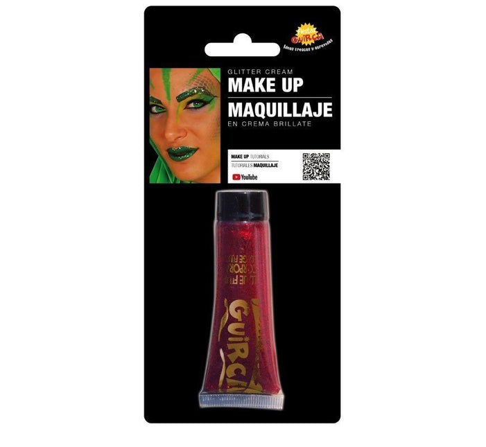 Rode Schmink Glitter 20ml van Fiestas Guirca koop je bij Partywinkel