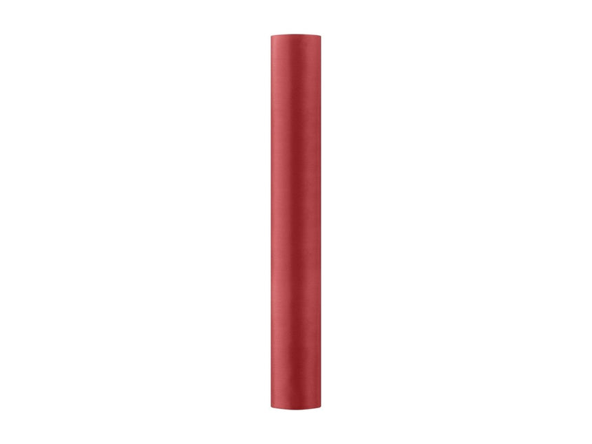 Rode Tafelloper 36cm 9m van Partydeco koop je bij Partywinkel