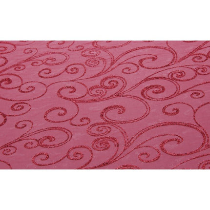 Rode Tafelloper Glitters 5M 36cm van CHAKS koop je bij Partywinkel