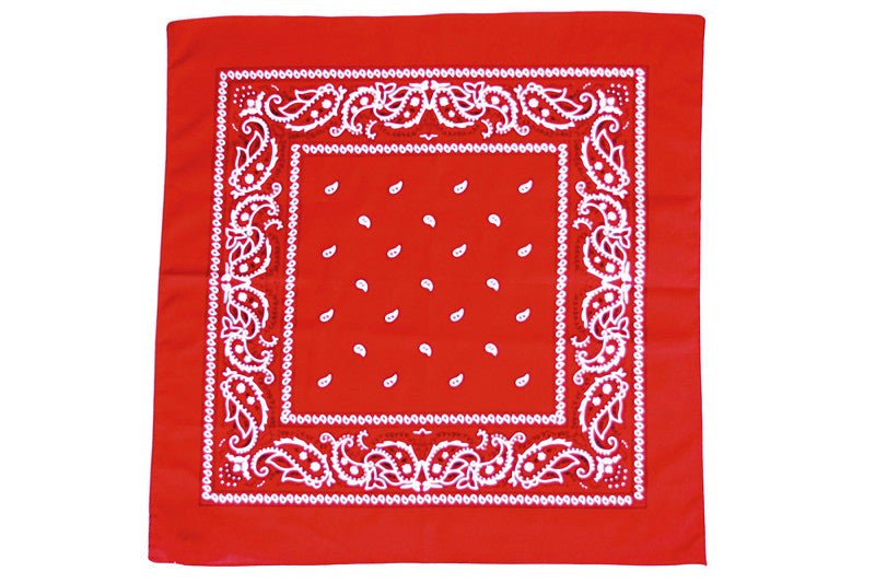 Rode Zakdoek Met Print van Wilbers & Wilbers koop je bij Partywinkel