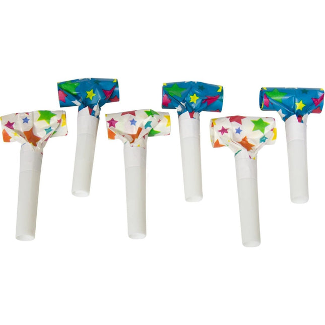 Roltongen Gekleurd 24cm 6st van Folat koop je bij Partywinkel