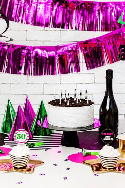 Roltongen Metallic Mix 6st van Partydeco koop je bij Partywinkel