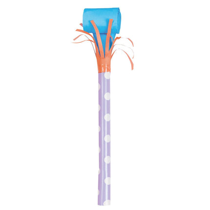 Roltongen Pastel 14,3cm 6st van Unique koop je bij Partywinkel