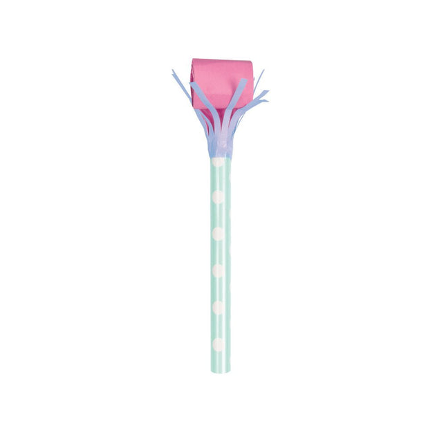 Roltongen Pastel 14,3cm 6st van Unique koop je bij Partywinkel
