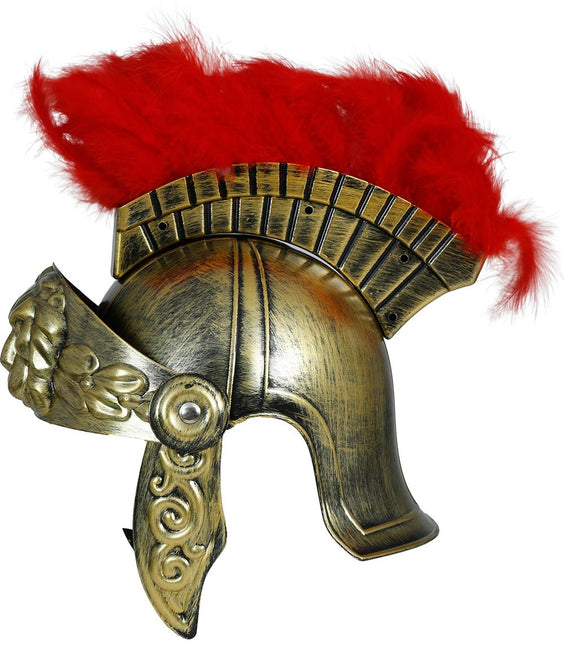 Romein Helm Rood Goud Heren van Fiestas Guirca koop je bij Partywinkel