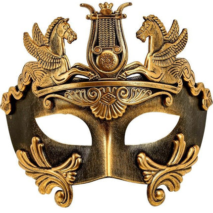 Romein Oogmasker Goud Zwart van Widmann koop je bij Partywinkel