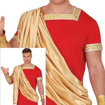 Romeins Kostuum Rood Heren van Fiestas Guirca koop je bij Partywinkel