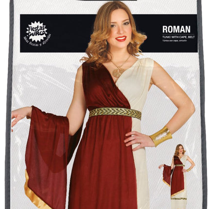 Romeinse Jurk Rood Dames van Fiestas Guirca koop je bij Partywinkel