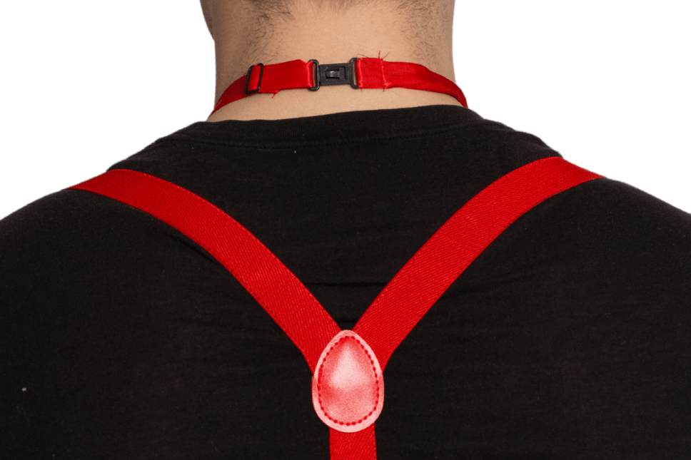 Rood Accessoireset 3 delig van Partychimp koop je bij Partywinkel
