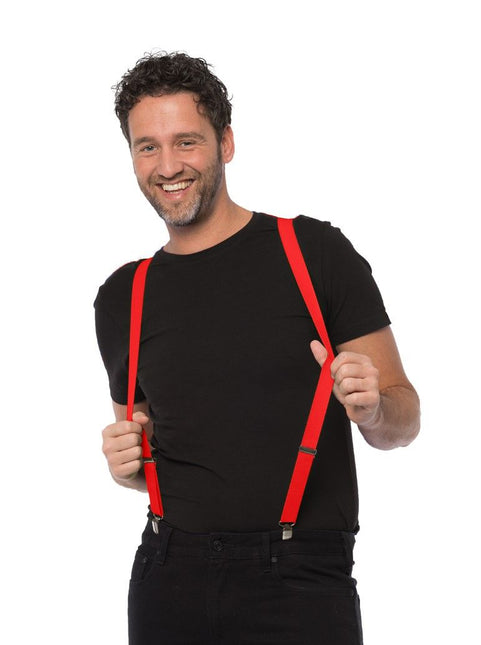 Rood Bretels 2,5m van Partychimp koop je bij Partywinkel