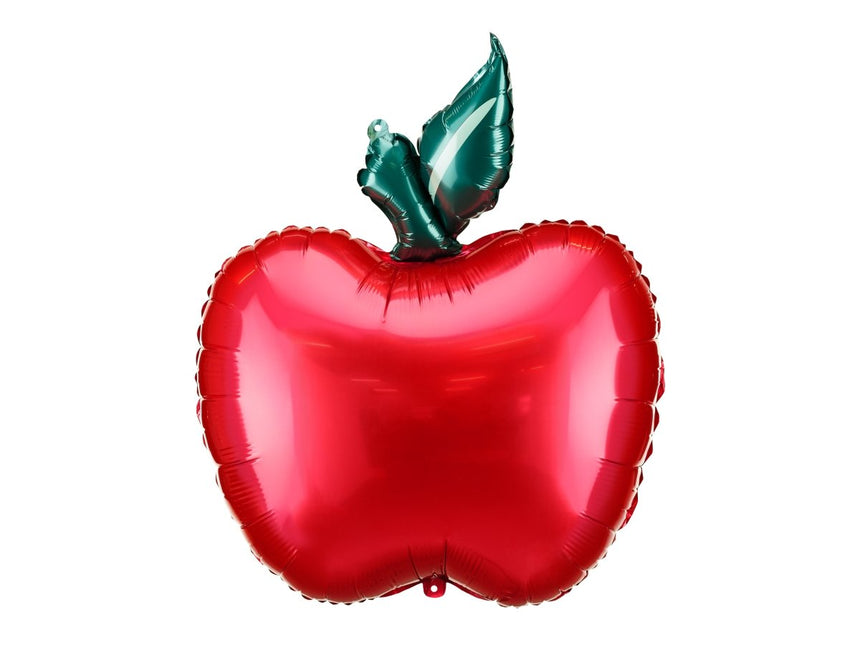 Rood Groene Helium Ballon Appel Leeg 69cm van Partydeco koop je bij Partywinkel